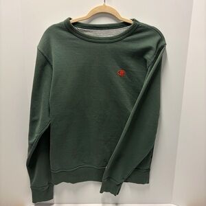 Champion Green Mens Crewneck Sweatshirt